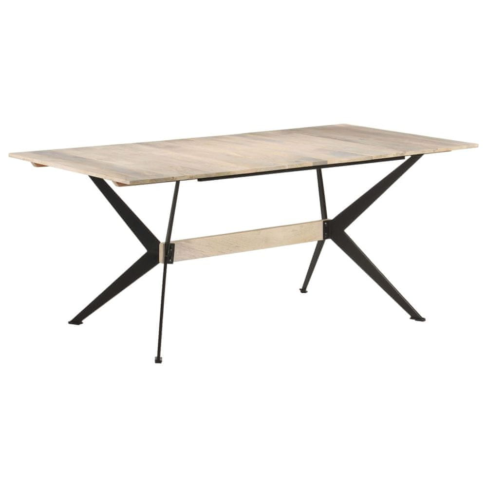 Vidaxl Jedálenský stôl 180x90x76 cm mangovníkový masív